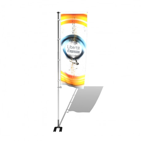 Mât télescopique à potence, modèle éco