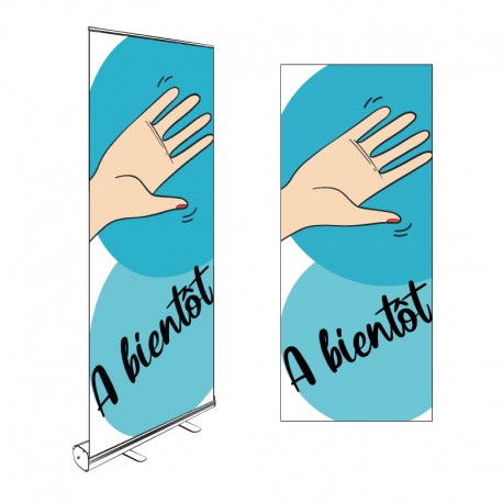 ROLL-UP A BIENTOT 200x85CM