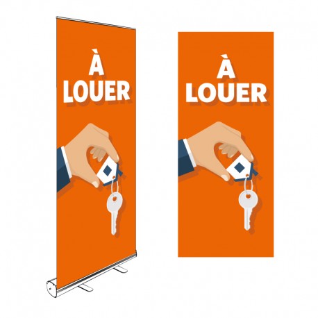 ROLL-UP A LOUER 200x85CM